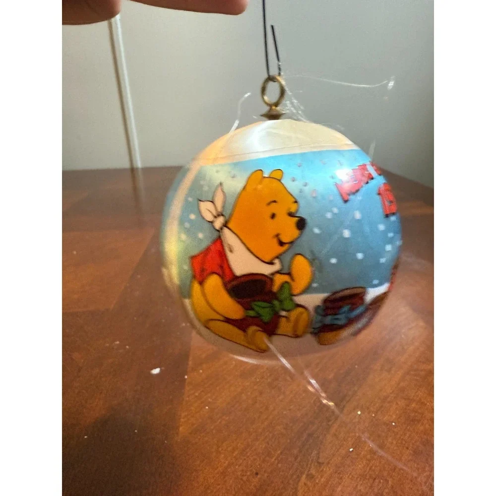 Vtg 1979 Winnie the Pooh Satin Christmas‎ Ornament Disney Holiday Collectible